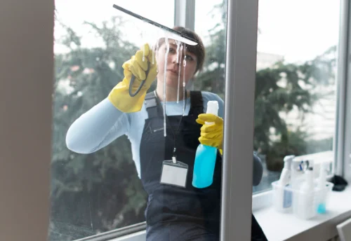 Nettoyage de vitres intérieures et extérieures à Técou
